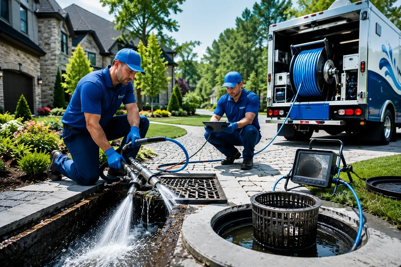 Local outdoor drain cleaning professionals in Santa Fe, TX